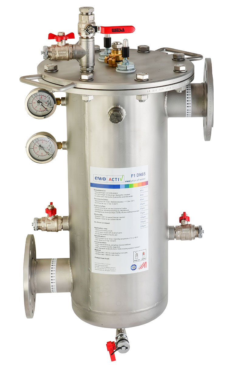 hotel & catering - heating - corrosion protection incl. filter